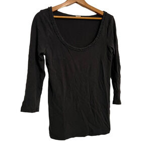 J. Crew scoop neck gray scoop neck top S